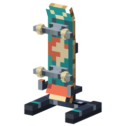 Skateboard Rack — a Minecraft Model made with resourcepack.ai