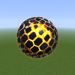 Golden Dyson Sphere — a Minecraft Shader made with resourcepack.ai