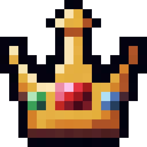 Jeweled Crown — a Minecraft Item (2D) made with resourcepack.ai