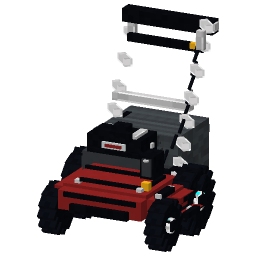 Lawn Mower — a outdoor Minecraft Model made with resourcepack.ai