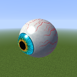 Giant Watchful Eye — a Minecraft Shader made with resourcepack.ai