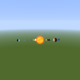 Living Solar Orrery — a Minecraft Shader made with resourcepack.ai