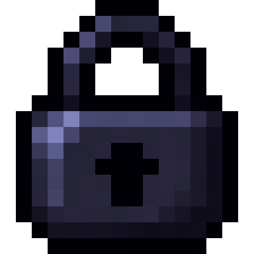 Closed Padlock — a Minecraft Icon made with resourcepack.ai