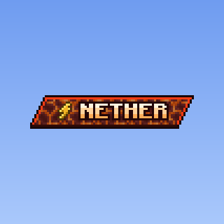 Nether Rank Tag — a Minecraft Rank tag made with resourcepack.ai