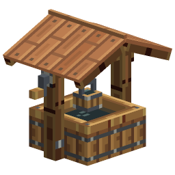 Wooden Well — a Minecraft Model made with resourcepack.ai