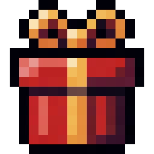 Gift Box With Bow — a Minecraft Icon made with resourcepack.ai