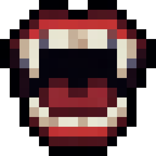 Vampire Fangs — a Minecraft Item (2D) made with resourcepack.ai