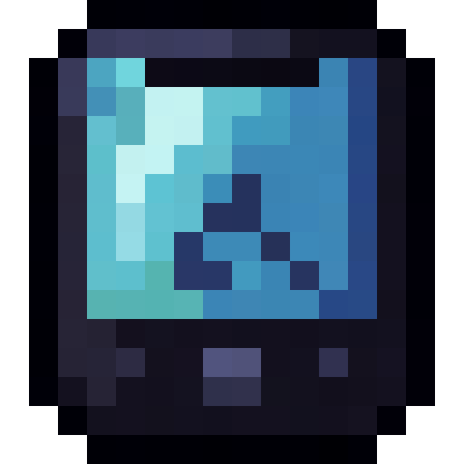 Modern Mobile Phone — a Minecraft Item (2D) made with resourcepack.ai