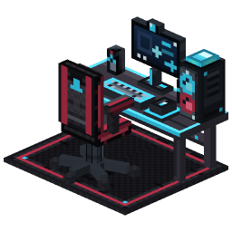 RGB Gaming Battlestation — a Minecraft Model made with resourcepack.ai