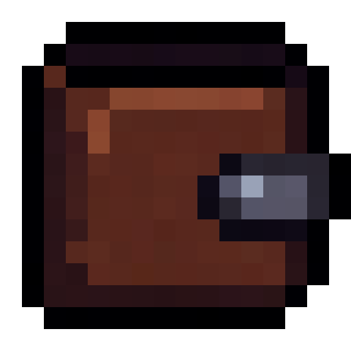 Leather Wallet — a Minecraft Icon made with resourcepack.ai