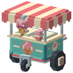 Ice Cream Cart — a Minecraft Model made with resourcepack.ai