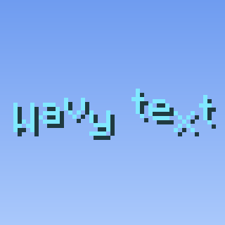 Bobbing Letters — a Minecraft Text Effect made with resourcepack.ai