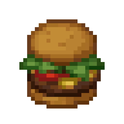 Hamburger Food Icon — a food Minecraft Icon made with resourcepack.ai