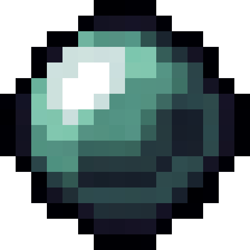 Ender Pearl — a Minecraft Item (2D) made with resourcepack.ai