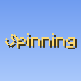 Spin Text Effect — a Minecraft Text Effect made with resourcepack.ai