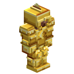 Classic Gilded Guard Armor — a Minecraft Armor (3D) made with resourcepack.ai