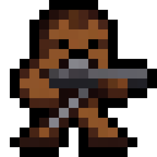 Chewbacca Bowcaster — a Minecraft Item (2D) made with resourcepack.ai