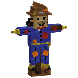 Farm Scarecrow — a rustic Minecraft Model made with resourcepack.ai