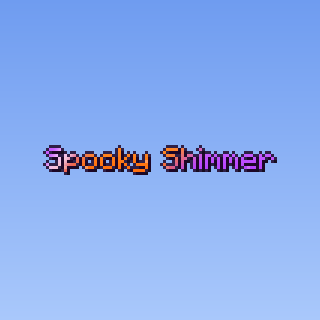 Halloween Shimmer — a Minecraft Text Effect made with resourcepack.ai