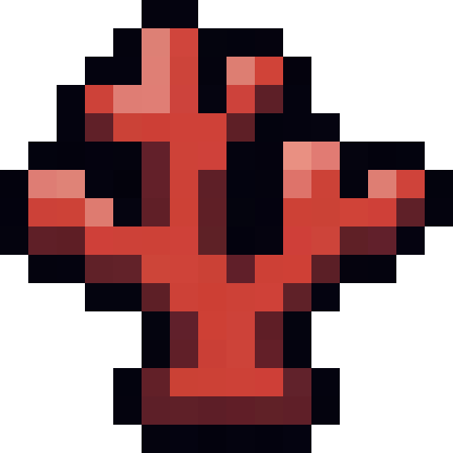 Red Coral — a Minecraft Item (2D) made with resourcepack.ai