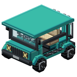 Classic Golf Cart — a Minecraft Model made with resourcepack.ai