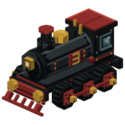 Ironclad Steam Locomotive — a Minecraft Model made with resourcepack.ai