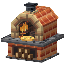 Wood Fired Pizza Oven — a Minecraft Model made with resourcepack.ai