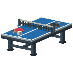 Table Tennis Table — a Minecraft Model made with resourcepack.ai