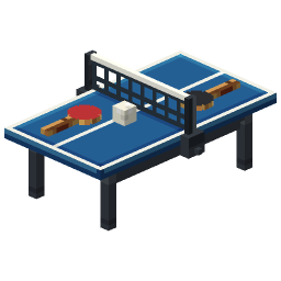 Competition Table Tennis Set — a Minecraft Model made with resourcepack.ai