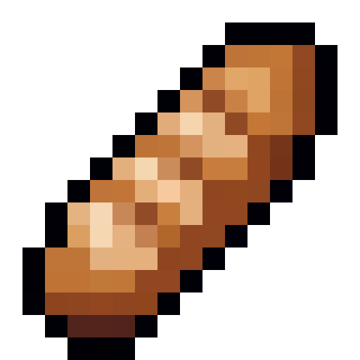 Baguette — a Minecraft Item (2D) made with resourcepack.ai