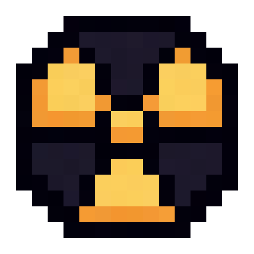 Radioactive Symbol — a Minecraft Icon made with resourcepack.ai