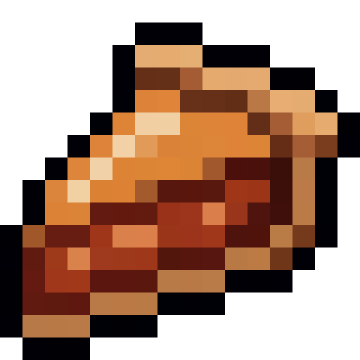 Apple Pie Slice — a Minecraft Item (2D) made with resourcepack.ai
