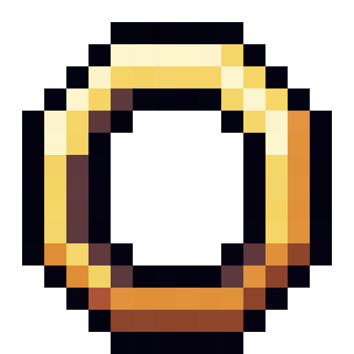 Gold Ring — a Minecraft Item (2D) made with resourcepack.ai