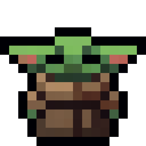 Grogu Baby Yoda — a Minecraft Item (2D) made with resourcepack.ai