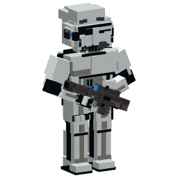 Star Wars Stormtrooper — a Minecraft Model made with resourcepack.ai