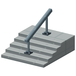 Skatepark Staircase — a Minecraft Model made with resourcepack.ai