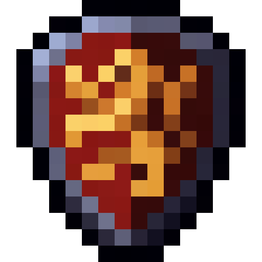 Lion Kite Shield — a Minecraft Item (2D) made with resourcepack.ai