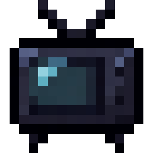 Television — a Minecraft Item (2D) made with resourcepack.ai