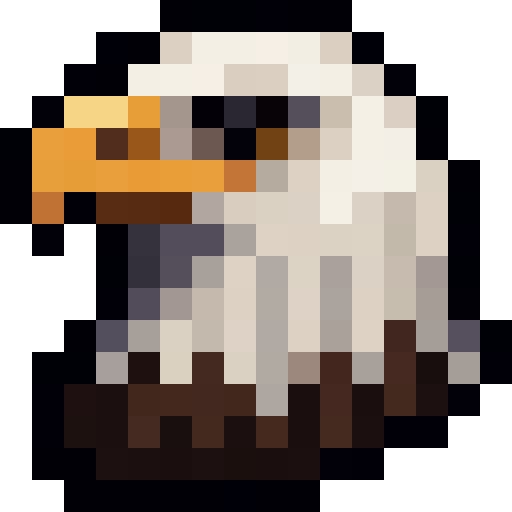 Bald Eagle Head — a Minecraft Item (2D) made with resourcepack.ai