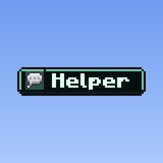 Helper Rank Tag (Staff Set) — a Minecraft Rank tag made with resourcepack.ai