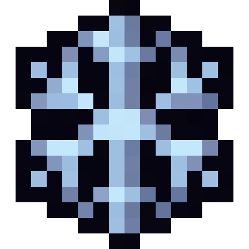 Snowflake — a Minecraft Item (2D) made with resourcepack.ai