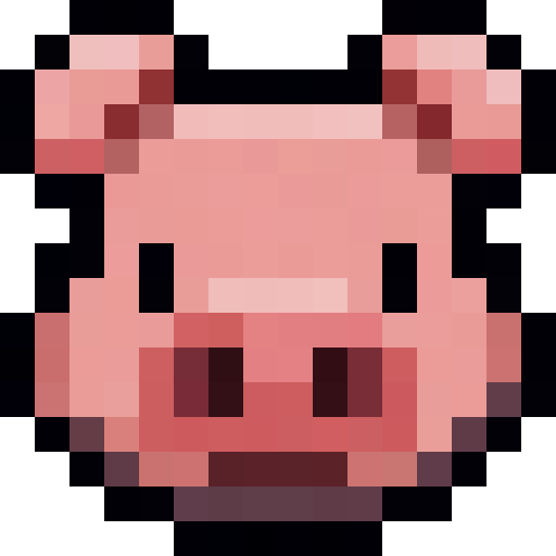 Pig Face — a Minecraft Icon made with resourcepack.ai
