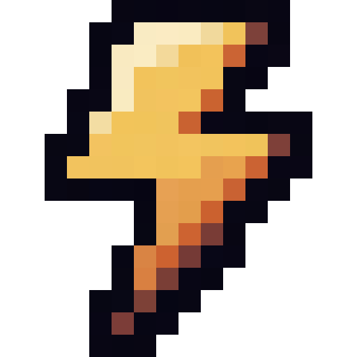Lightning Bolt Icon — a Minecraft Item (2D) made with resourcepack.ai
