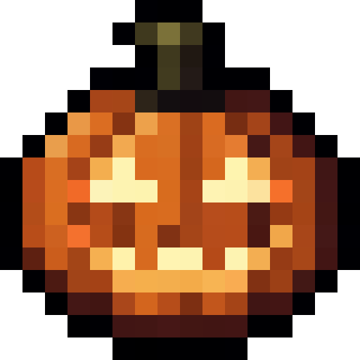 Carved Jack O Lantern — a Minecraft Item (2D) made with resourcepack.ai