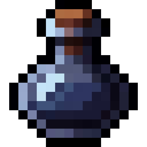 Invisibility Potion — a Minecraft Item (2D) made with resourcepack.ai