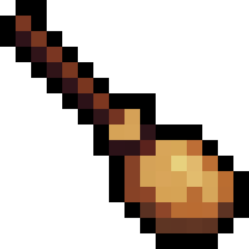Flying Broom — a Minecraft Item (2D) made with resourcepack.ai