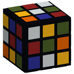 Rubik's Cube — a modern Minecraft Model made with resourcepack.ai