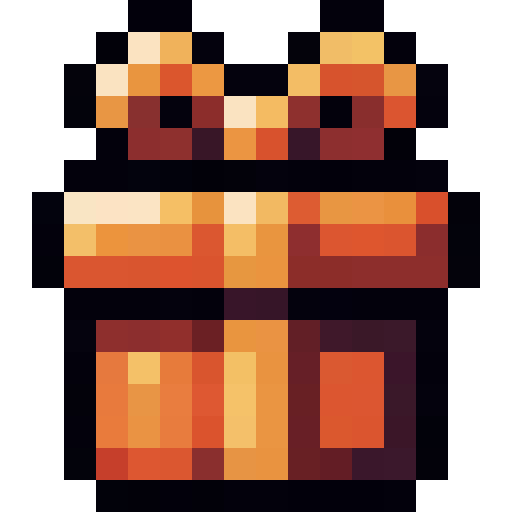 Gift Box With Bow — a Minecraft Icon made with resourcepack.ai