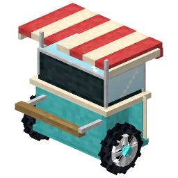Ice Cream Cart — a colorful Minecraft Model made with resourcepack.ai