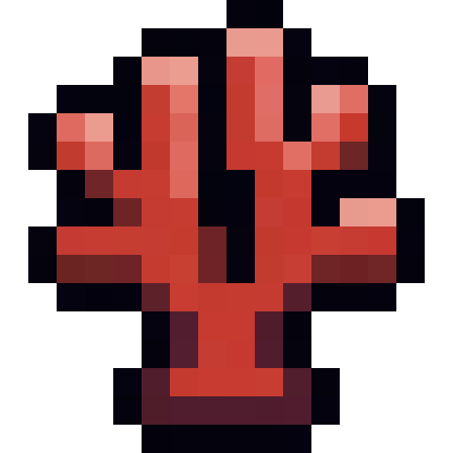 Red Coral — a Minecraft Item (2D) made with resourcepack.ai